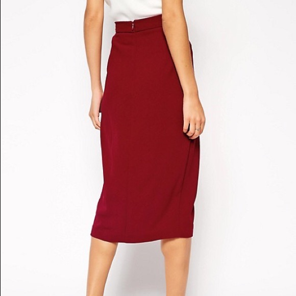 Asos Drape Tulip Skirt - Picture 2 of 6